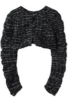 【メゾンスペシャル/MAISON SPECIAL】のRandom Charring Bolero/ランダムシャーリングボレロ 人気、トレンドファッション・服の通販 founy(ファニー) ファッション Fashion レディースファッション Fashion for Women アウター Coat / Outerwear Collection ボレロ・ショート丈ジャケット / ドレス羽織りに Boleros & Short Jackets トップス・カットソー Cut & Sew Tops キャミソール&ノースリーブ Camisoles & Sleeveless Tops シャツ・ブラウス・オフィスカジュアル Elegant Blouses & Button-Ups コンパクト Compact, Small Size 今季 This Season, Current Season シャーリング Shirring, Ruched ショート Short, Short Length ストライプ Stripe, Striped Pattern タフタ Taffeta, Structured Fabric チェック Check, Plaid, Tartan ノースリーブ Sleeveless, No-Sleeve ボレロ Bolero, Short Cardigan 羽織 Haori, Light Jacket ランダム Random, Irregular thumbnail BLK(ブラック)|ID: prp329100004888217 ipo3291000000036504251