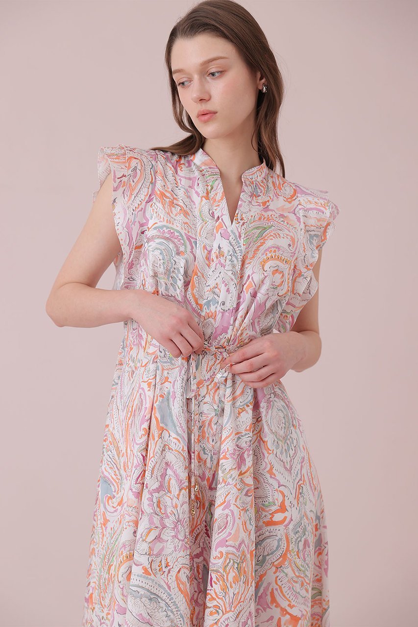 【アナイ/ANAYI】のペイントペイズリープリントフレア ワンピース 人気、トレンドファッション・服の通販 founy(ファニー) ファッション Fashion レディースファッション Fashion for Women ワンピース Dresses チュニック Tunic Tops & Dresses チャーム Charm, Pendant チュニック Tunic, Long Top フィット Fit, Slim Fit フレア Flare, Flared プリント Print, Printed Pattern ペイズリー Paisley, Ethnic Pattern メタル Metal, Metal Parts リボン Ribbon, Bow ロング Long, Long-Length 再入荷 Restock / Back in Stock other-8|ID: prp329100004888219 ipo3291000000036504275