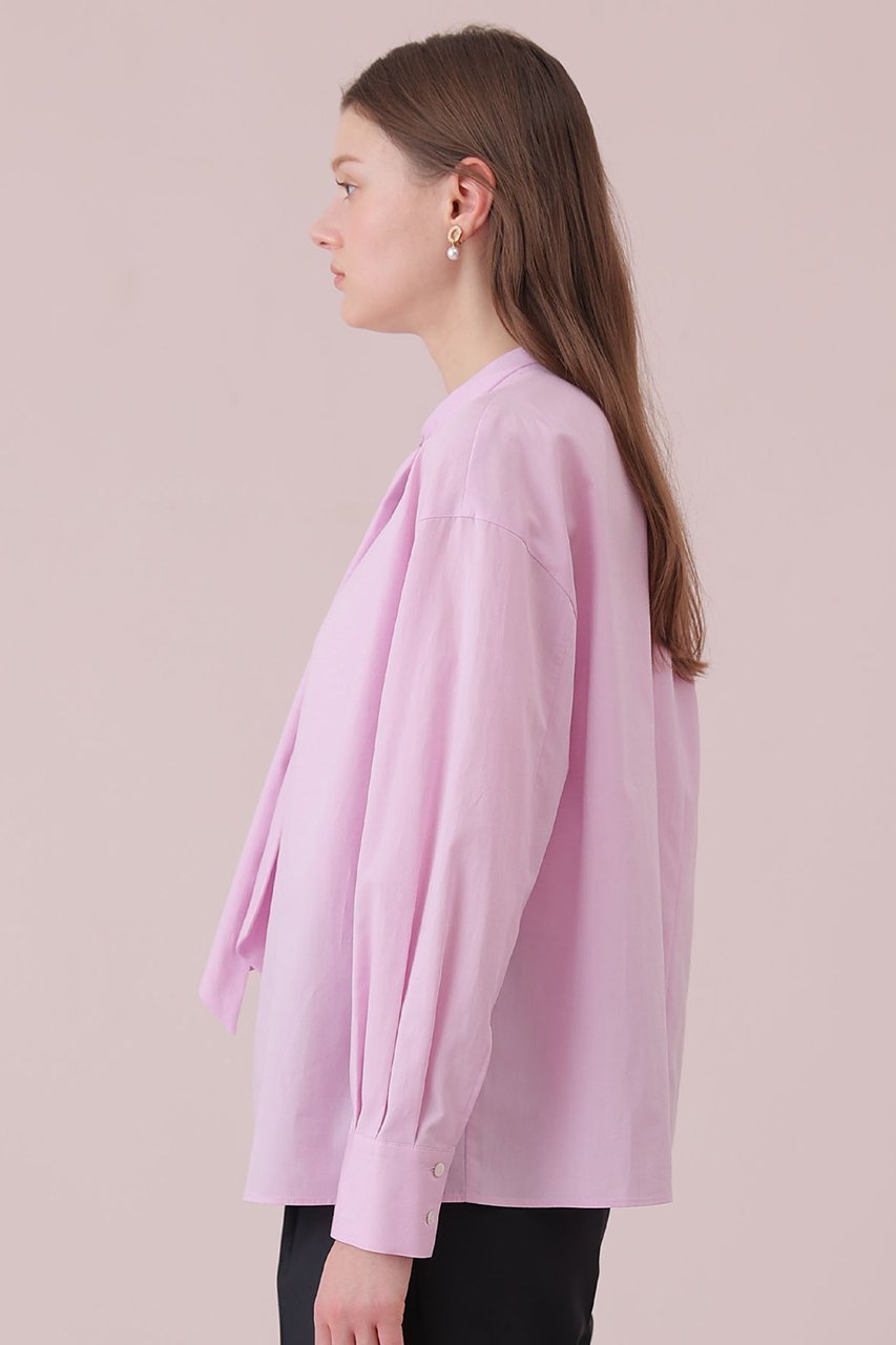 【アナイ/ANAYI】のブロードワイドリボンタイ ブラウス 人気、トレンドファッション・服の通販 founy(ファニー) ファッション Fashion レディースファッション Fashion for Women トップス・カットソー Cut & Sew Tops シャツ・ブラウス・オフィスカジュアル Elegant Blouses & Button-Ups なめらか Smooth, Silky Texture シャンブレー Chambray, Denim-Like Fabric ショルダー Shoulder, Shoulder Strap スリーブ Sleeve, Long Sleeve / Short Sleeve ダウン Down, Puffer ドロップ Drop Shoulder, Dropped Style ブロード Broadcloth, Fine Cotton ロング Long, Long-Length エレガント 上品 Elegant other-7|ID: prp329100004888221 ipo3291000000036504287