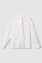 【アナイ/ANAYI】のブロードワイドリボンタイ ブラウス 人気、トレンドファッション・服の通販 founy(ファニー) ファッション Fashion レディースファッション Fashion for Women トップス・カットソー Cut & Sew Tops シャツ・ブラウス・オフィスカジュアル Elegant Blouses & Button-Ups なめらか Smooth, Silky Texture シャンブレー Chambray, Denim-Like Fabric ショルダー Shoulder, Shoulder Strap スリーブ Sleeve, Long Sleeve / Short Sleeve ダウン Down, Puffer ドロップ Drop Shoulder, Dropped Style ブロード Broadcloth, Fine Cotton ロング Long, Long-Length thumbnail ホワイト|ID: prp329100004888223 ipo3291000000036504291