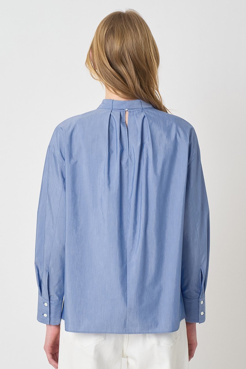 【アナイ/ANAYI】のブロードワイドリボンタイ ブラウス 人気、トレンドファッション・服の通販 founy(ファニー) 　ファッション　Fashion　レディースファッション　Fashion for Women　トップス・カットソー　Cut & Sew Tops　シャツ・ブラウス・オフィスカジュアル　Elegant Blouses & Button-Ups　なめらか　Smooth, Silky Texture　シャンブレー　Chambray, Denim-Like Fabric　ショルダー　Shoulder, Shoulder Strap　スリーブ　Sleeve, Long Sleeve / Short Sleeve　ダウン　Down, Puffer　ドロップ　Drop Shoulder, Dropped Style　ブロード　Broadcloth, Fine Cotton　ロング　Long, Long-Length　other-8|ID: prp329100004888223 ipo3291000000036504305