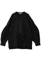 【ナゴンスタンス/nagonstans】のpartly long-sleeves t-shirt 人気、トレンドファッション・服の通販 founy(ファニー) ファッション Fashion レディースファッション Fashion for Women トップス・カットソー Cut & Sew Tops シャツ・ブラウス・オフィスカジュアル Elegant Blouses & Button-Ups ロングTシャツ・Tシャツ Longline T-Shirts & Tees カットソー・ベーシックTシャツ Cut-and-Sewn Tops / Stretch Tees & Basics スリーブ Sleeve, Long Sleeve / Short Sleeve ロング Long, Long-Length thumbnail Black|ID: prp329100004888228 ipo3291000000036504343