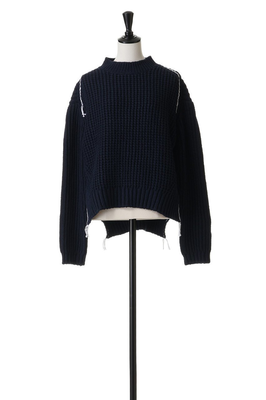 【ブラミンク/BLAMINK】の3Gクルーネックロングスリーブニット 人気、トレンドファッション・服の通販 founy(ファニー) 　ファッション　Fashion　レディースファッション　Fashion for Women　トップス・カットソー　Cut & Sew Tops　ニット　Knit Tops & Sweaters　カジュアルプルオーバー・ニットトップス　Pullovers & Knit Tops / Casual Pullovers　おすすめ　Recommended / Our Picks　インナー　Innerwear　シンプル　Simple, Minimal　スリット　Slit, Slit Detail　ワイド　Wide, Wide Fit　定番　Standard, Basic Item　other-2|ID: prp329100004888232 ipo3291000000036504368