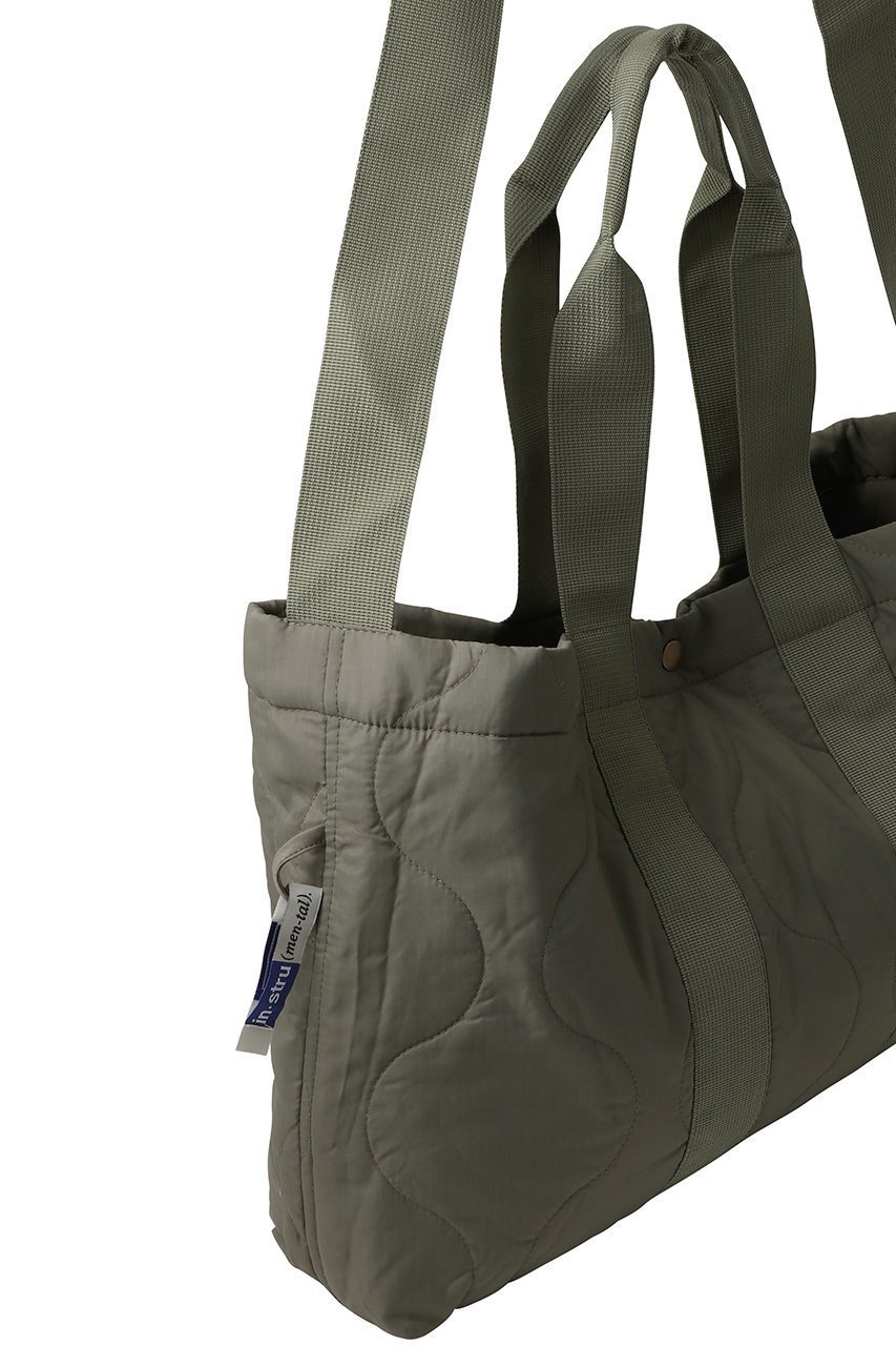 【メゾン ミハラヤスヒロ/Maison MIHARA YASUHIRO】の【UNISEX】【in-stru(men-tal).】RIPSTOP キルト 2WAY バッグ 人気、トレンドファッション・服の通販 founy(ファニー) 　ファッション　Fashion　レディースファッション　Fashion for Women　バッグ　Bags　ユニセックス　Unisex, Genderless　キルティング　Quilted, Quilting　キルト　Quilt, Quilted Fabric　コレクション　Collection, Seasonal Line　ショルダー　Shoulder, Shoulder Strap　モダン　Modern, Contemporary　リップ　Lip, Lip Motif　軽量　Lightweight, Ultra Light　other-4|ID: prp329100004888255 ipo3291000000036504557