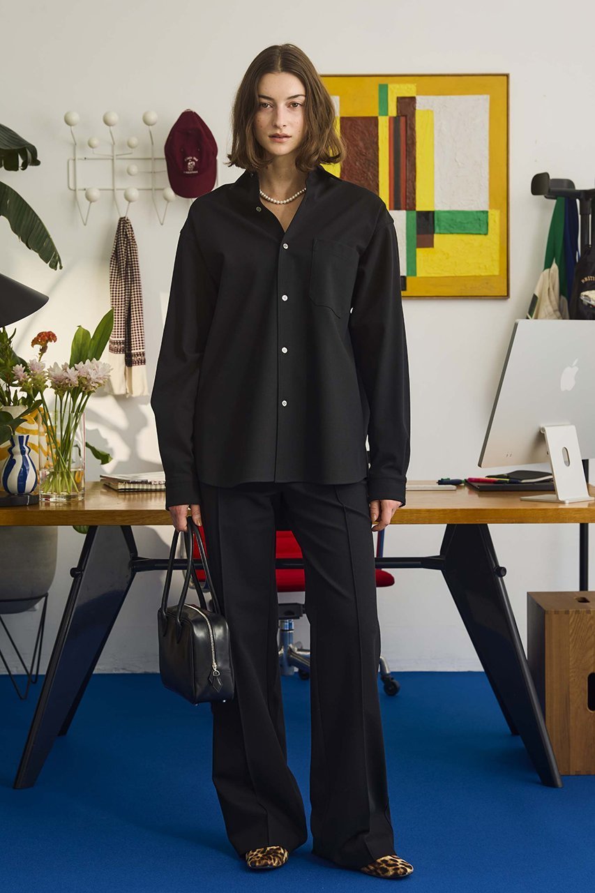 【オブラダ/Oblada】のジャージーオーセンティックシャツ 人気、トレンドファッション・服の通販 founy(ファニー) ファッション Fashion レディースファッション Fashion for Women トップス・カットソー Cut & Sew Tops シャツ・ブラウス・オフィスカジュアル Elegant Blouses & Button-Ups シンプル Simple, Minimal スリーブ Sleeve, Long Sleeve / Short Sleeve ロング Long, Long-Length エレガント 上品 Elegant other-6|ID: prp329100004888256 ipo3291000000036504567