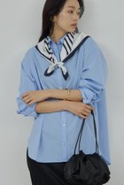 【ガリャルダガランテ/GALLARDAGALANTE】の【MANAKAコラボ】スカーフセットシャツ 人気、トレンドファッション・服の通販 founy(ファニー) ファッション Fashion レディースファッション Fashion for Women トップス・カットソー Cut & Sew Tops シャツ・ブラウス・オフィスカジュアル Elegant Blouses & Button-Ups おすすめ Recommended / Our Picks コラボ Collaboration, Collab スカーフ Scarf, Neckwear スリーブ Sleeve, Long Sleeve / Short Sleeve バランス Balance, Style Balance ロング Long, Long-Length 長袖 Long Sleeve, Full Sleeve thumbnail サックスブルー|ID: prp329100004888264 ipo3291000000036504614