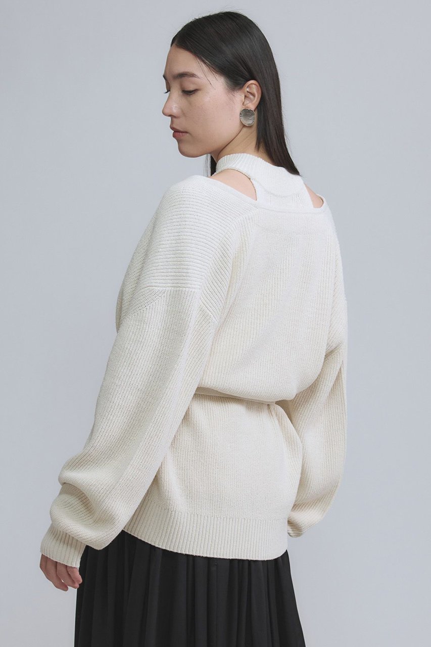 【カオス/Chaos】のロウシルクカシュクールカーディガン 人気、トレンドファッション・服の通販 founy(ファニー) 　ファッション　Fashion　レディースファッション　Fashion for Women　トップス・カットソー　Cut & Sew Tops　ニット　Knit Tops & Sweaters　カーディガン・羽織り　Layered Style Cardigans　おすすめ　Recommended / Our Picks　カシュクール　Wrap Design　カーディガン　Cardigan, Knitwear　シルク　Silk, 100% Silk　タンク　Tank Top, Sleeveless Top　ネップ　Nepp, Slub Yarn　other-8|ID: prp329100004888273 ipo3291000000036504687