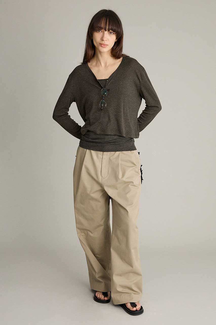 【ブリル/BRILL】のシアーヘンリーロングスリーブ 人気、トレンドファッション・服の通販 founy(ファニー) 　ファッション　Fashion　レディースファッション　Fashion for Women　トップス・カットソー　Cut & Sew Tops　シャツ・ブラウス・オフィスカジュアル　Elegant Blouses & Button-Ups　ロングTシャツ・Tシャツ　Longline T-Shirts & Tees　カットソー・ベーシックTシャツ　Cut-and-Sewn Tops / Stretch Tees & Basics　ウォーム　Warm Fabric　シアー　Sheer, See-Through　スリーブ　Sleeve, Long Sleeve / Short Sleeve　ロング　Long, Long-Length　other-5|ID: prp329100004888278 ipo3291000000036504709