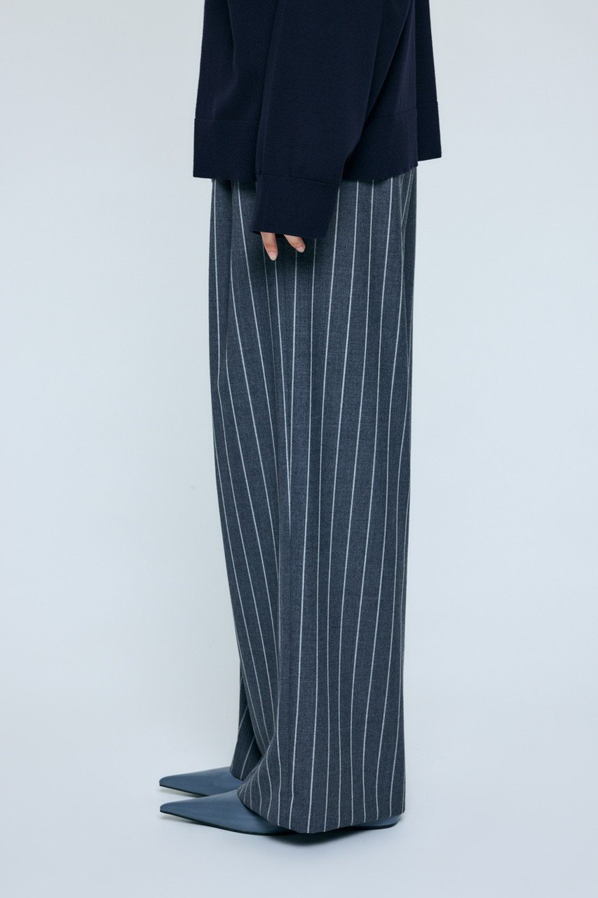【エンフォルド/ENFOLD】のRELAX ELASTIC WIDE-TROUSERS 人気、トレンドファッション・服の通販 founy(ファニー) ファッション Fashion レディースファッション Fashion for Women パンツ Pants & Trousers ストライプ Stripe, Striped Pattern スーツ Suit, Formalwear 人気 Popular, Best Seller 定番 Standard, Basic Item other-4|ID: prp329100004888292 ipo3291000000036504838