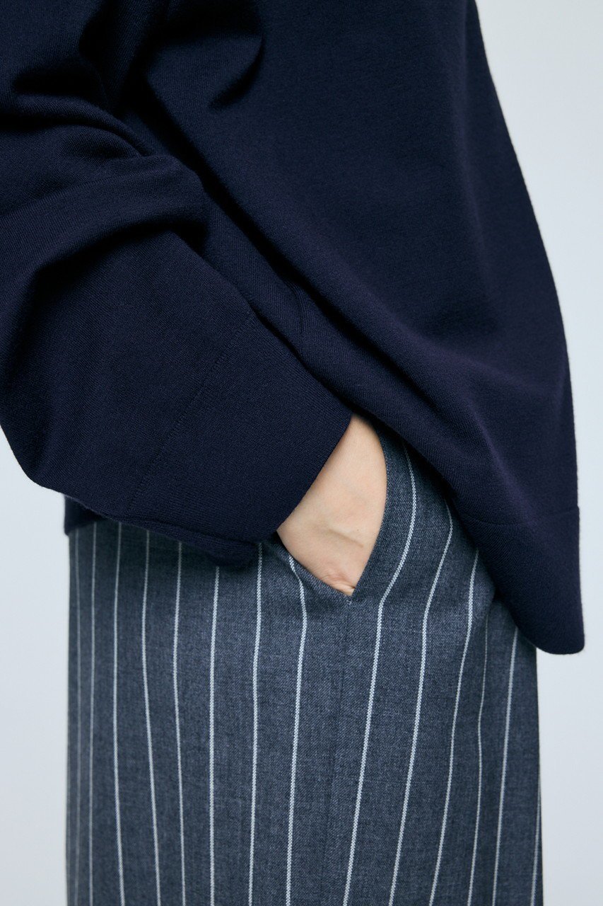 【エンフォルド/ENFOLD】のRELAX ELASTIC WIDE-TROUSERS 人気、トレンドファッション・服の通販 founy(ファニー) ファッション Fashion レディースファッション Fashion for Women パンツ Pants & Trousers ストライプ Stripe, Striped Pattern スーツ Suit, Formalwear 人気 Popular, Best Seller 定番 Standard, Basic Item other-6|ID: prp329100004888292 ipo3291000000036504840