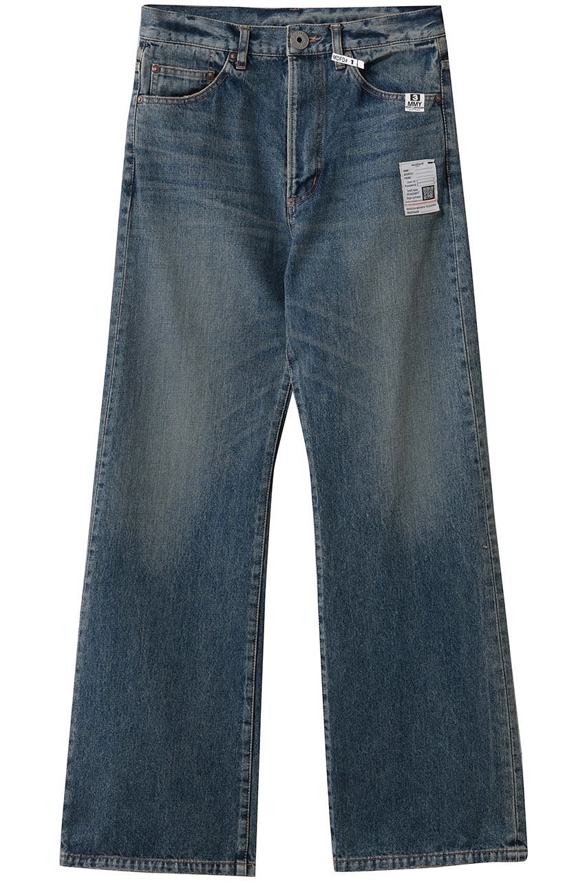 【メゾン ミハラヤスヒロ/Maison MIHARA YASUHIRO / MEN】の【MEN】【Maison MIHARA YASUHIRO】FLARE TAPERED ジーンズ インテリア・キッズ・メンズ・レディースファッション・服の通販 founy(ファニー) 　ファッション　Fashion　メンズファッション　Fashion for Men　ボトムス　Bottoms　デニムパンツ・ジーンズ　Denim Pants　シューズ　Shoes, Footwear　ジーンズ　Jeans, Denim Pants　ダメージ　Distressed, Destroyed　デニム　Denim, Jeans Material　フレア　Flare, Flared　ポケット　Pocket, Pocket Detail　インディゴ|ID: prp329100004888295 ipo3291000000036504862