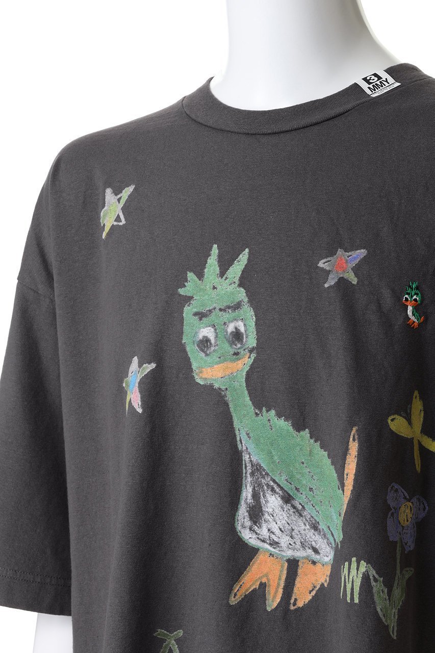 【メゾン ミハラヤスヒロ/Maison MIHARA YASUHIRO / MEN】の【MEN】【Maison MIHARA YASUHIRO】LEON KIDS DOODLE Tシャツ 人気、トレンドファッション・服の通販 founy(ファニー) 　ファッション　Fashion　メンズファッション　Fashion for Men　トップス・カットソー　Cut & Sew Tops　メンズシャツ　Shirts　インナー　Innerwear　カーディガン　Cardigan, Knitwear　ショート　Short, Short Length　ジャケット　Jacket, Outerwear　スリーブ　Sleeve, Long Sleeve / Short Sleeve　プリント　Print, Printed Pattern　ワイド　Wide, Wide Fit　other-5|ID: prp329100004888300 ipo3291000000036504895