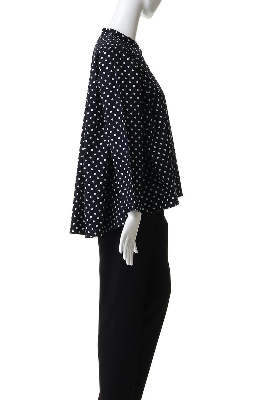 【ミディウミ/MidiUmi】のdots shirt シャツ 人気、トレンドファッション・服の通販 founy(ファニー) 　ファッション　Fashion　レディースファッション　Fashion for Women　トップス・カットソー　Cut & Sew Tops　シャツ・ブラウス・オフィスカジュアル　Elegant Blouses & Button-Ups　スリーブ　Sleeve, Long Sleeve / Short Sleeve　ドット　Polka Dot, Dot Pattern　フレア　Flare, Flared　ブロード　Broadcloth, Fine Cotton　ロング　Long, Long-Length　エレガント 上品　Elegant　other-3|ID: prp329100004888306 ipo3291000000036521651