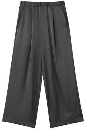 【フローレント/FLORENT】 ヴィンテージダブルサテン ワイドパンツ人気、トレンドファッション・服の通販 founy(ファニー) ファッション Fashion レディースファッション Fashion for Women パンツ Pants & Trousers なめらか Smooth, Silky Texture シルク Silk, 100% Silk シンプル Simple, Minimal ワイド Wide, Wide Fit ヴィンテージ Vintage Style 新作・新入荷 New Arrivals / New In |ID:prp329100004888316