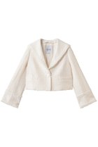 【アルアバイル/allureville】の【Loulou Willoughby】ファンシーツイードセーラージャケット 人気、トレンドファッション・服の通販 founy(ファニー) ファッション Fashion レディースファッション Fashion for Women アウター Coat / Outerwear Collection レディースジャケット・軽アウター Jackets クラシック Classic, Timeless Style コンパクト Compact, Small Size シンプル Simple, Minimal ジャケット Jacket, Outerwear スリーブ Sleeve, Long Sleeve / Short Sleeve ツイード Twill, Twill Weave バランス Balance, Style Balance ボトム Bottoms, Lower Wear エレガント 上品 Elegant thumbnail オフホワイト|ID: prp329100004888320 ipo3291000000036505023