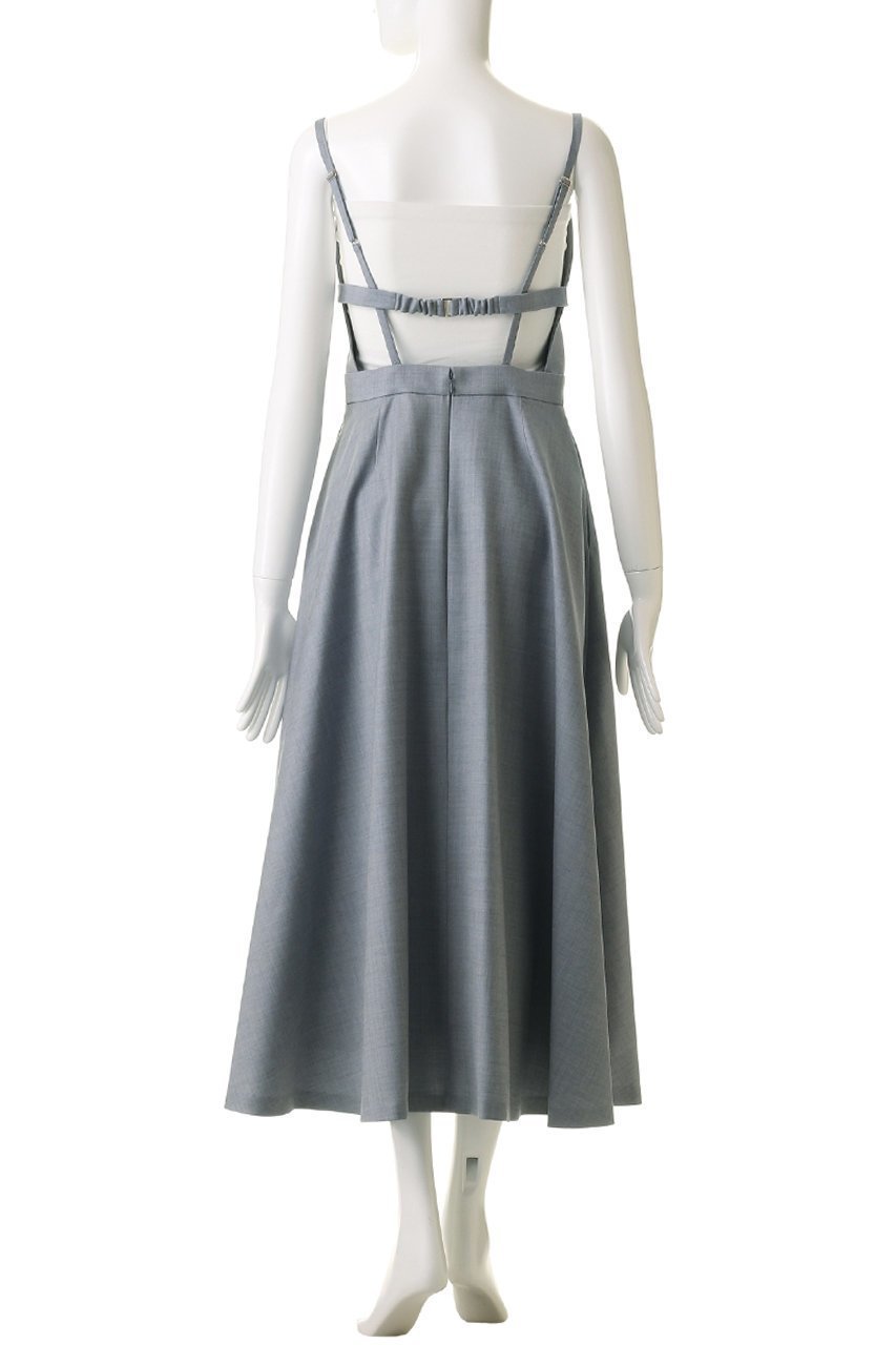 【エブール/ebure】のドライシャンブレー ジャンパースカート 人気、トレンドファッション・服の通販 founy(ファニー) 　ファッション　Fashion　レディースファッション　Fashion for Women　スカート　Skirts　ワンピース　Dresses　おすすめ　Recommended / Our Picks　インナー　Innerwear　キャミソール　Camisole, Spaghetti Strap Top　シャンブレー　Chambray, Denim-Like Fabric　シンプル　Simple, Minimal　ジャケット　Jacket, Outerwear　セットアップ　Set-Up, Coordinated Outfit　タンク　Tank Top, Sleeveless Top　チュニック　Tunic, Long Top　フレア　Flare, Flared　エレガント 上品　Elegant　other-4|ID: prp329100004888327 ipo3291000000036505071