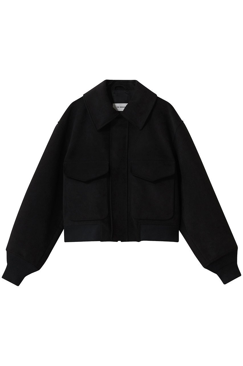 【ザ リラクス/THE RERACS】のA2 ジャケット W インテリア・キッズ・メンズ・レディースファッション・服の通販 founy(ファウニー) 　ファッション　Fashion　レディースファッション　Fashion for Women　アウター　Coat / Outerwear Collection　レディースジャケット・軽アウター　Jackets　おすすめ　Recommended / Our Picks　ショート　Short, Short Length　ジャケット　Jacket, Outerwear　バランス　Balance, Style Balance　フレア　Flare, Flared　ポケット　Pocket, Pocket Detail　マニッシュ　Mannish, Boyish　ワイド　Wide, Wide Fit　ブラック|ID: prp329100004888331 ipo3291000000036909160