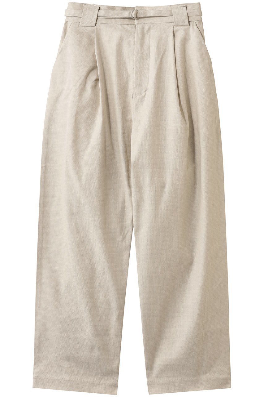 【ミディウミ/MidiUmi】のslacks PT with belt パンツ インテリア・キッズ・メンズ・レディースファッション・服の通販 founy(ファウニー) 　ファッション　Fashion　レディースファッション　Fashion for Women　パンツ　Pants & Trousers　シューズ　Shoes, Footwear　マニッシュ　Mannish, Boyish　beige|ID: prp329100004888336 ipo3291000000036909178