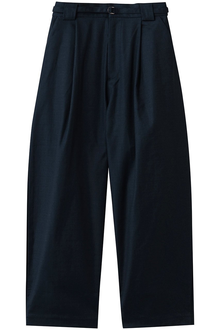 【ミディウミ/MidiUmi】のslacks PT with belt パンツ インテリア・キッズ・メンズ・レディースファッション・服の通販 founy(ファウニー) 　ファッション　Fashion　レディースファッション　Fashion for Women　パンツ　Pants & Trousers　シューズ　Shoes, Footwear　マニッシュ　Mannish, Boyish　navy|ID: prp329100004888336 ipo3291000000036909179