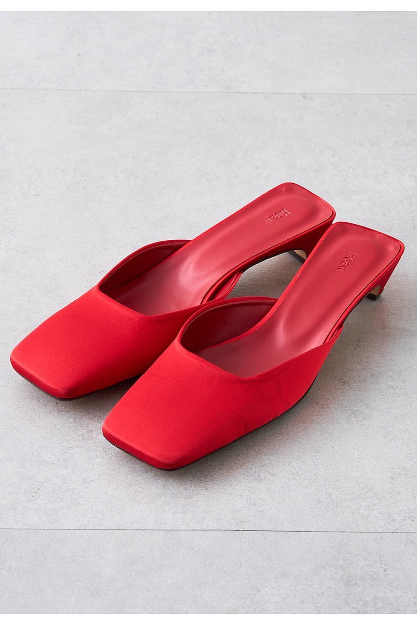 【ウィムガゼット/Whim Gazette】の【Hoaw.】スクエアサテンミュール 人気、トレンドファッション・服の通販 founy(ファニー) 　ファッション　Fashion　レディースファッション　Fashion for Women　アクセサリー　Fashion Accessories　エレガント 上品　Elegant　サテン　Satin, Glossy Fabric　サンダル　Sandals, Summer Shoes　シューズ　Shoes, Footwear　シンプル　Simple, Minimal　トレンド　Trend, Trending Now　other-2|ID: prp329100004888342 ipo3291000000036505160