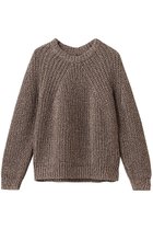 【バトナー/BATONER】のMIXED COLOR シグネチャー クルーネック 人気、トレンドファッション・服の通販 founy(ファニー) ファッション Fashion レディースファッション Fashion for Women トップス・カットソー Cut & Sew Tops ニット Knit Tops & Sweaters カジュアルプルオーバー・ニットトップス Pullovers & Knit Tops / Casual Pullovers コーティング Coating, Coated Finish シンプル Simple, Minimal フラット Flat, Flat Shoes ミックス Mix, Mixed Style thumbnail ブラウン×ベージュ|ID: prp329100004888344 ipo3291000000036505164