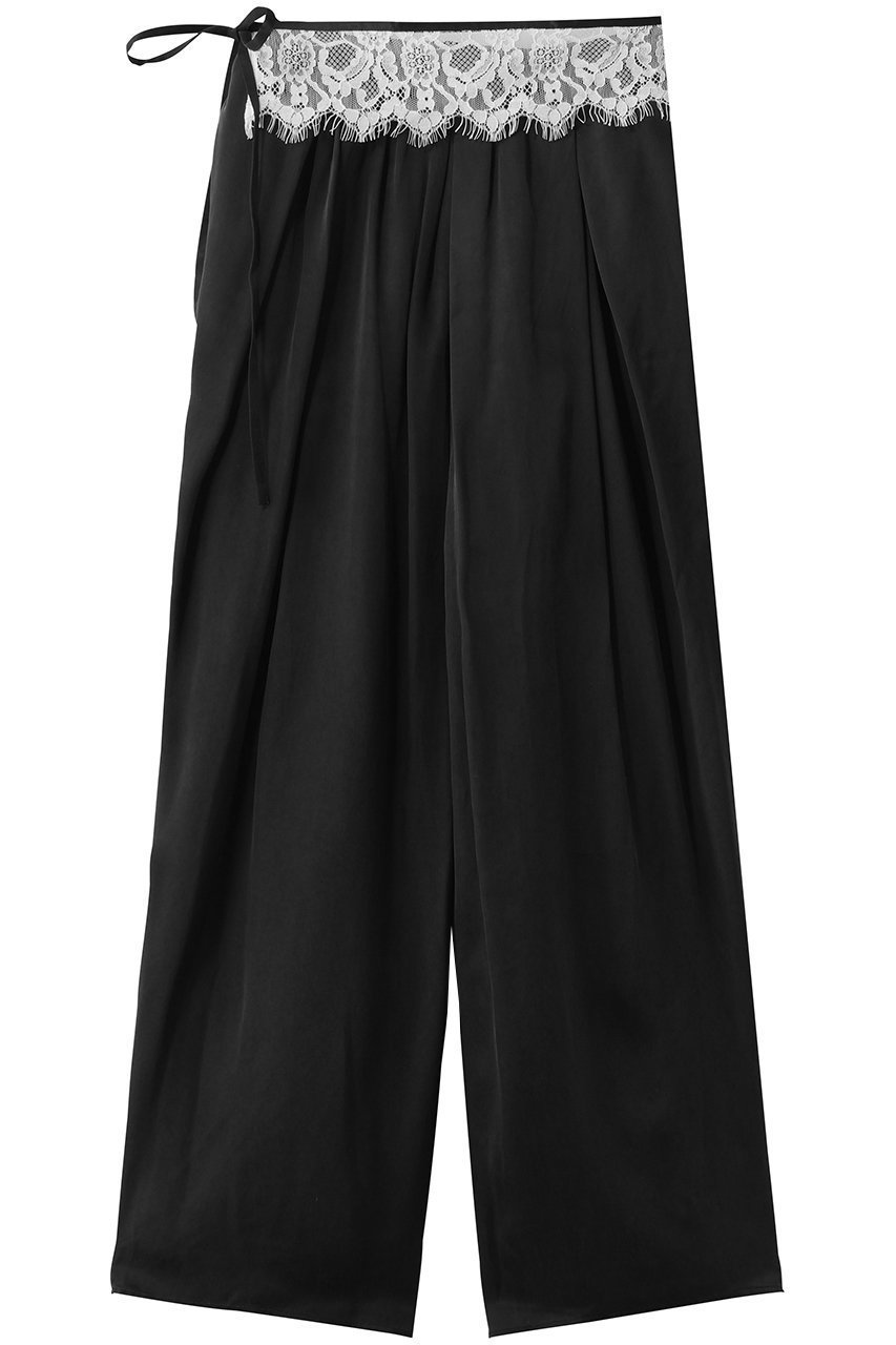 【プランク プロジェクト/PRANK PROJECT】のフィブリルキュプライージーパンツ 人気、トレンドファッション・服の通販 founy(ファニー) 　ファッション　Fashion　レディースファッション　Fashion for Women　パンツ　Pants & Trousers　キュプラ　Cupro, Eco Fabric　サテン　Satin, Glossy Fabric　レース　Lace, Lace Fabric　再入荷　Restock / Back in Stock　 other-1|ID: prp329100004888350 ipo3291000000036505208