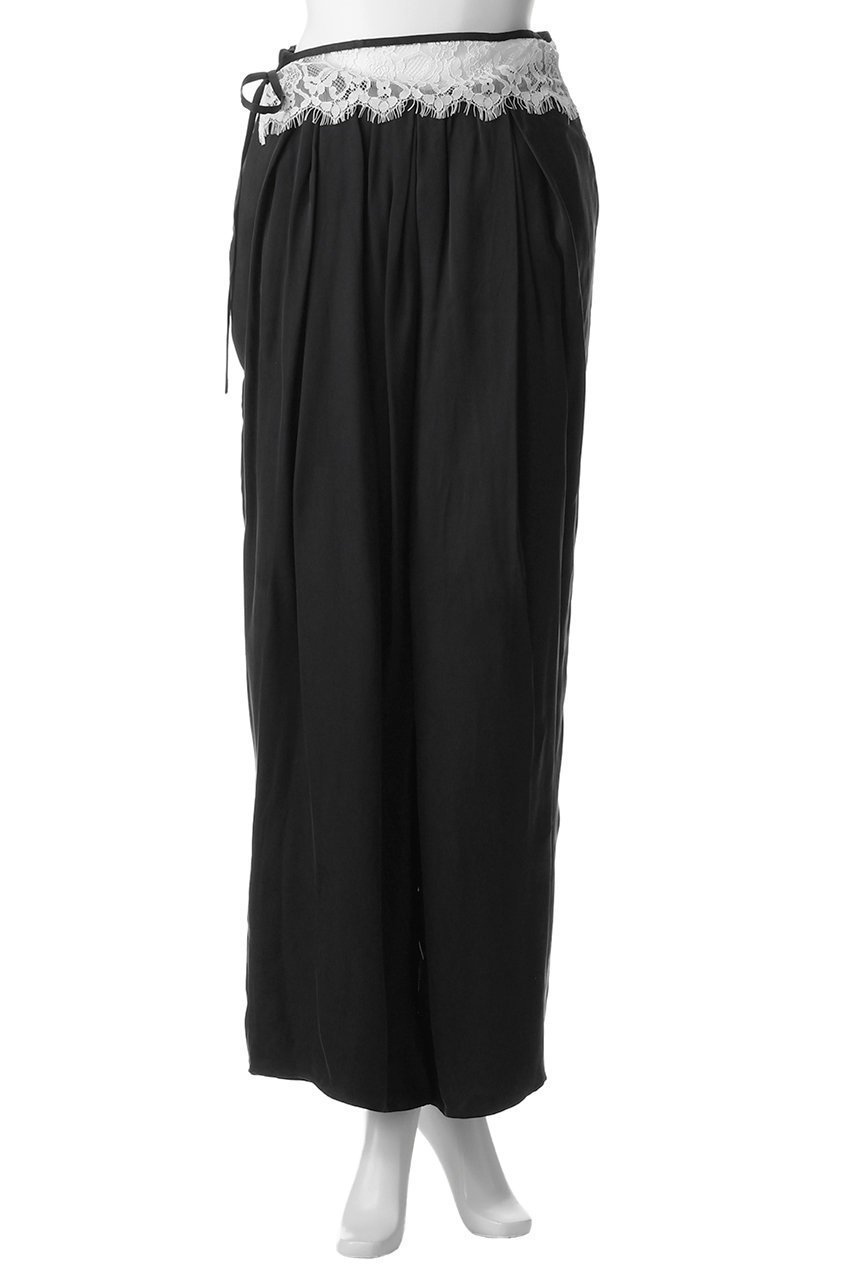 【プランク プロジェクト/PRANK PROJECT】のフィブリルキュプライージーパンツ 人気、トレンドファッション・服の通販 founy(ファニー) 　ファッション　Fashion　レディースファッション　Fashion for Women　パンツ　Pants & Trousers　キュプラ　Cupro, Eco Fabric　サテン　Satin, Glossy Fabric　レース　Lace, Lace Fabric　再入荷　Restock / Back in Stock　other-2|ID: prp329100004888350 ipo3291000000036505213