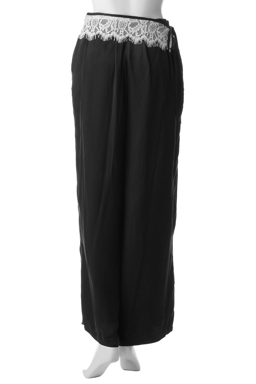 【プランク プロジェクト/PRANK PROJECT】のフィブリルキュプライージーパンツ 人気、トレンドファッション・服の通販 founy(ファニー) 　ファッション　Fashion　レディースファッション　Fashion for Women　パンツ　Pants & Trousers　キュプラ　Cupro, Eco Fabric　サテン　Satin, Glossy Fabric　レース　Lace, Lace Fabric　再入荷　Restock / Back in Stock　other-4|ID: prp329100004888350 ipo3291000000036505216