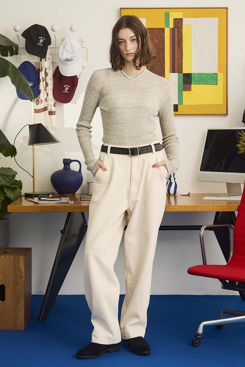 【オブラダ/Oblada】のリブニット 人気、トレンドファッション・服の通販 founy(ファニー) 　ファッション　Fashion　レディースファッション　Fashion for Women　トップス・カットソー　Cut & Sew Tops　ニット　Knit Tops & Sweaters　カジュアルプルオーバー・ニットトップス　Pullovers & Knit Tops / Casual Pullovers　コンパクト　Compact, Small Size　シンプル　Simple, Minimal　スラックス　Slacks, Dress Pants　デニム　Denim, Jeans Material　リブニット　Rib Knit, Ribbed Knit　新作・新入荷　New Arrivals / New In　other-6|ID: prp329100004888358 ipo3291000000036505267