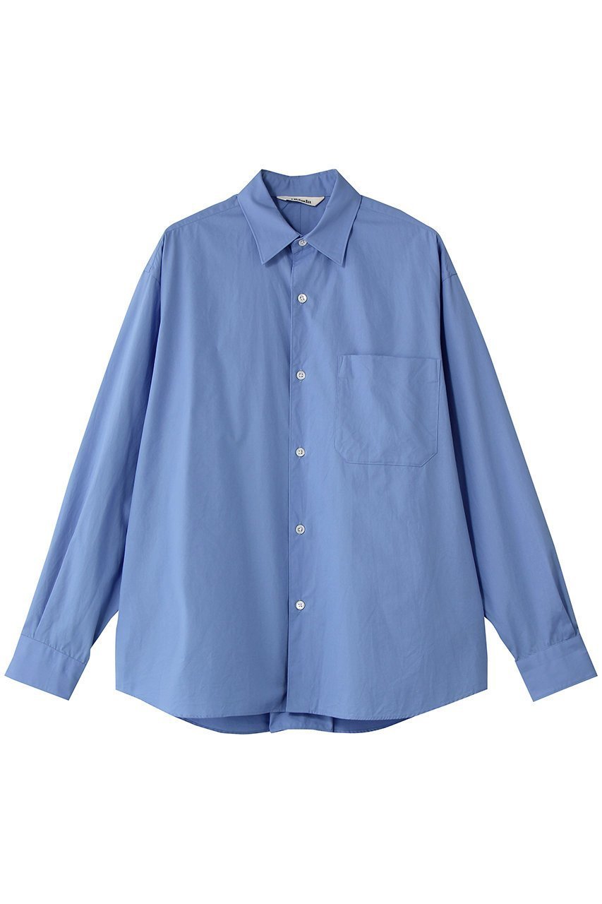 【オブラダ/Oblada】のオーセンティックシャツ インテリア・キッズ・メンズ・レディースファッション・服の通販 founy(ファウニー) 　ファッション　Fashion　レディースファッション　Fashion for Women　トップス・カットソー　Cut & Sew Tops　シャツ・ブラウス・オフィスカジュアル　Elegant Blouses & Button-Ups　シンプル　Simple, Minimal　スリーブ　Sleeve, Long Sleeve / Short Sleeve　ロング　Long, Long-Length　定番　Standard, Basic Item　羽織　Haori, Light Jacket　ブルー|ID: prp329100004888362 ipo3291000000036690472