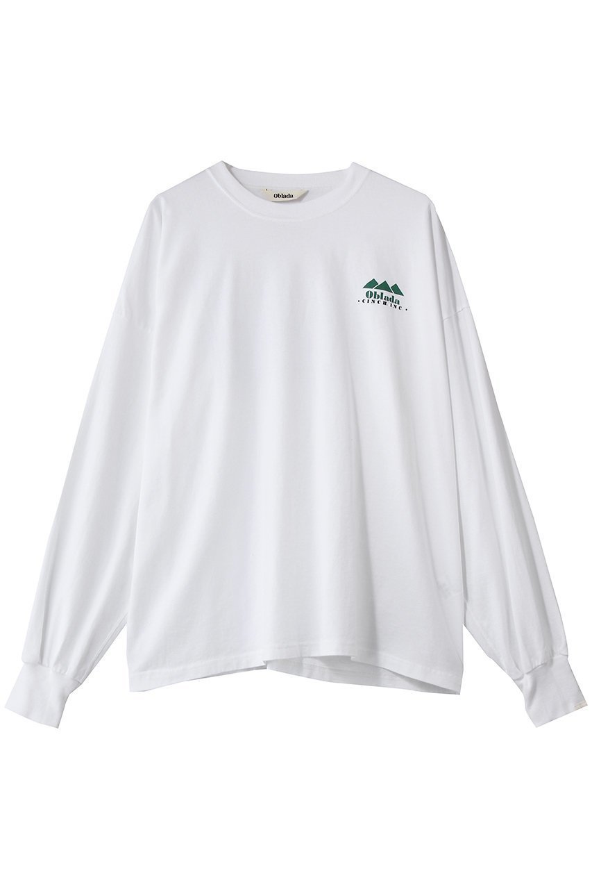 【オブラダ/Oblada】のFORMULA ONE ロングTシャツ インテリア・キッズ・メンズ・レディースファッション・服の通販 founy(ファニー) 　ファッション　Fashion　レディースファッション　Fashion for Women　トップス・カットソー　Cut & Sew Tops　シャツ・ブラウス・オフィスカジュアル　Elegant Blouses & Button-Ups　ロングTシャツ・Tシャツ　Longline T-Shirts & Tees　カットソー・ベーシックTシャツ　Cut-and-Sewn Tops / Stretch Tees & Basics　スリーブ　Sleeve, Long Sleeve / Short Sleeve　デニム　Denim, Jeans Material　フレア　Flare, Flared　プリント　Print, Printed Pattern　プリーツ　Pleats, Pleated　モチーフ　Motif, Design Theme　ロング　Long, Long-Length　ホワイト|ID: prp329100004888363 ipo3291000000036505297