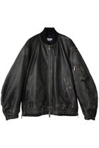 【メゾンスペシャル/MAISON SPECIAL】の【UNISEX】SHEEPレザーMA-1 D.BLK(ブラック)|ID: prp329100004888373 ipo3291000000036505372