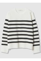 【アナイ/ANAYI】のスリーブ釦ボーダー プルオーバー 人気、トレンドファッション・服の通販 founy(ファニー) ファッション Fashion レディースファッション Fashion for Women トップス・カットソー Cut & Sew Tops ニット Knit Tops & Sweaters カジュアルプルオーバー・ニットトップス Pullovers & Knit Tops / Casual Pullovers おすすめ Recommended / Our Picks ストレッチ Stretch, Stretchy Fabric スリーブ Sleeve, Long Sleeve / Short Sleeve ボーダー Border, Stripe ミラノリブ Milano Rib, Milano Stitch 定番 Standard, Basic Item 春 Spring |ID:prp329100004888375