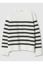 【アナイ/ANAYI】のスリーブ釦ボーダー プルオーバー 人気、トレンドファッション・服の通販 founy(ファニー) ファッション Fashion レディースファッション Fashion for Women トップス・カットソー Cut & Sew Tops ニット Knit Tops & Sweaters カジュアルプルオーバー・ニットトップス Pullovers & Knit Tops / Casual Pullovers おすすめ Recommended / Our Picks ストレッチ Stretch, Stretchy Fabric スリーブ Sleeve, Long Sleeve / Short Sleeve ボーダー Border, Stripe ミラノリブ Milano Rib, Milano Stitch 定番 Standard, Basic Item 春 Spring thumbnail ホワイト系|ID: prp329100004888375 ipo3291000000036505388