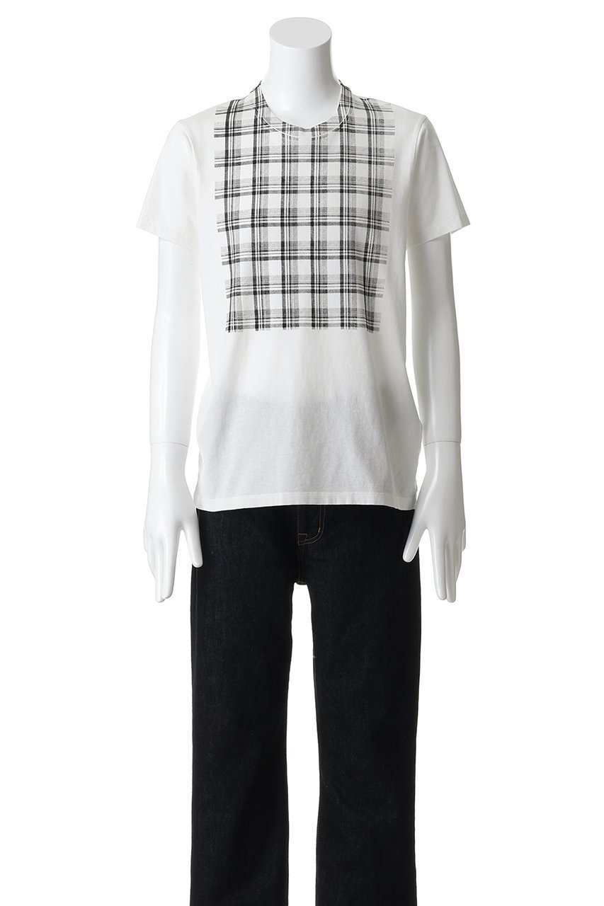 【メゾン マルジェラ/MAISON MARGIELA / MEN】の【MEN】Tシャツ 人気、トレンドファッション・服の通販 founy(ファニー) 　ファッション　Fashion　メンズファッション　Fashion for Men　トップス・カットソー　Cut & Sew Tops　メンズシャツ　Shirts　インナー　Innerwear　ショート　Short, Short Length　ジャケット　Jacket, Outerwear　スリーブ　Sleeve, Long Sleeve / Short Sleeve　チェック　Check, Plaid, Tartan　フロント　Front, Front Design　プリント　Print, Printed Pattern　other-2|ID: prp329100004888381 ipo3291000000036505442