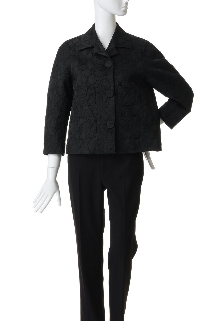 【ヌメロ ヴェントゥーノ/N°21】のジャカードショートジャケット 人気、トレンドファッション・服の通販 founy(ファニー) 　ファッション　Fashion　レディースファッション　Fashion for Women　アウター　Coat / Outerwear Collection　レディースジャケット・軽アウター　Jackets　クラシック　Classic, Timeless Style　ショート　Short, Short Length　ジャカード／ジャガード　Jacquard, Woven Pattern　ジャケット　Jacket, Outerwear　ポケット　Pocket, Pocket Detail　モダン　Modern, Contemporary　ビジネス 仕事 通勤　Business / Work / Commuting　新作・新入荷　New Arrivals / New In　羽織　Haori, Light Jacket　other-2|ID: prp329100004888383 ipo3291000000036505461