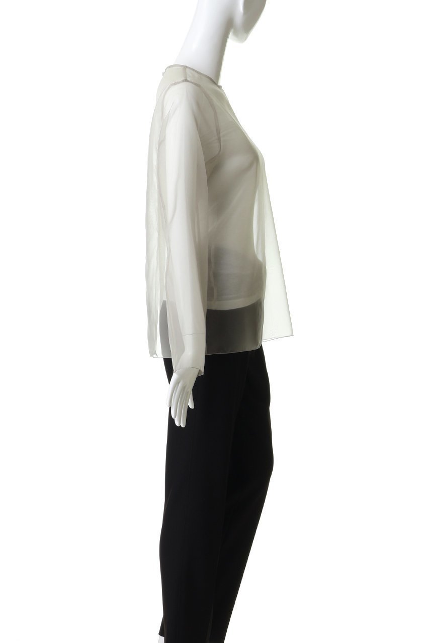 【ブリル/BRILL】のオーガンジートップス 人気、トレンドファッション・服の通販 founy(ファニー) 　ファッション　Fashion　レディースファッション　Fashion for Women　トップス・カットソー　Cut & Sew Tops　シャツ・ブラウス・オフィスカジュアル　Elegant Blouses & Button-Ups　インナー　Innerwear　オーガンジー　Organza Fabric　スリーブ　Sleeve, Long Sleeve / Short Sleeve　ロング　Long, Long-Length　other-3|ID: prp329100004888389 ipo3291000000036505516