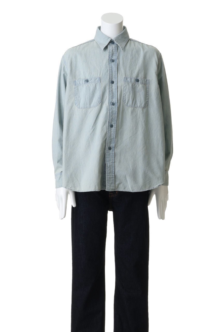 【セブン バイ セブン/SEVEN BY SEVEN / MEN】の【MEN】CHAMBRAY シャツ ロングスリーブ 人気、トレンドファッション・服の通販 founy(ファニー) 　ファッション　Fashion　メンズファッション　Fashion for Men　インディゴ　Indigo Denim　スリーブ　Sleeve, Long Sleeve / Short Sleeve　バランス　Balance, Style Balance　モダン　Modern, Contemporary　リラックス　Relax, Relaxed Fit　ロング　Long, Long-Length　ワーク　Workwear, Utility Style　定番　Standard, Basic Item　羽織　Haori, Light Jacket　other-2|ID: prp329100004888390 ipo3291000000036505521