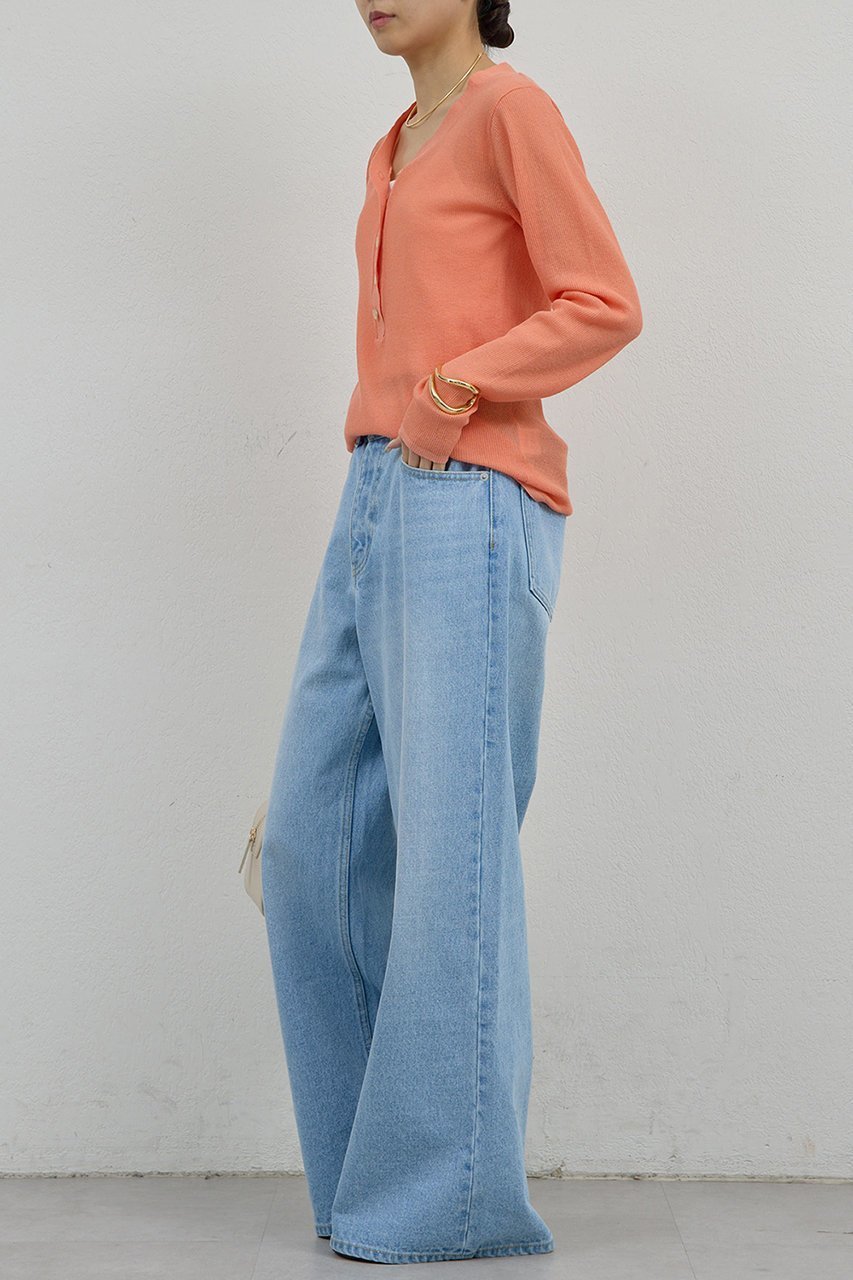 【ガリャルダガランテ/GALLARDAGALANTE】のストレートデニム 人気、トレンドファッション・服の通販 founy(ファニー) 　ファッション　Fashion　レディースファッション　Fashion for Women　パンツ　Pants & Trousers　デニムパンツ・ジーンズ・美脚デニム　Denim Jeans & Pants　ストレート　Straight, Straight Cut　デニム　Denim, Jeans Material　バランス　Balance, Style Balance　ベーシック　Basic, Essential　ワイド　Wide, Wide Fit　定番　Standard, Basic Item　other-3|ID: prp329100004888392 ipo3291000000036505539