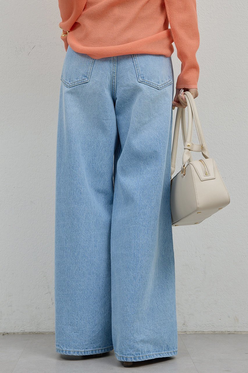 【ガリャルダガランテ/GALLARDAGALANTE】のストレートデニム 人気、トレンドファッション・服の通販 founy(ファニー) 　ファッション　Fashion　レディースファッション　Fashion for Women　パンツ　Pants & Trousers　デニムパンツ・ジーンズ・美脚デニム　Denim Jeans & Pants　ストレート　Straight, Straight Cut　デニム　Denim, Jeans Material　バランス　Balance, Style Balance　ベーシック　Basic, Essential　ワイド　Wide, Wide Fit　定番　Standard, Basic Item　other-7|ID: prp329100004888392 ipo3291000000036505543