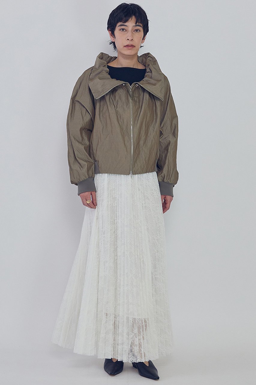 【プルミエ アロンディスモン/1er Arrondissement】のGruppocinqueメモリーツイルブルゾン 人気、トレンドファッション・服の通販 founy(ファニー) 　ファッション　Fashion　レディースファッション　Fashion for Women　アウター　Coat / Outerwear Collection　レディースジャケット・軽アウター　Jackets　ブルゾンジャケット・スポーティアウター　Blouson Jackets　イタリア　Italy　ギャザー　Gathered, Ruffled　ジャケット　Jacket, Outerwear　ブルゾン　Blouson, Bomber Jacket　other-4|ID: prp329100004888395 ipo3291000000036505567