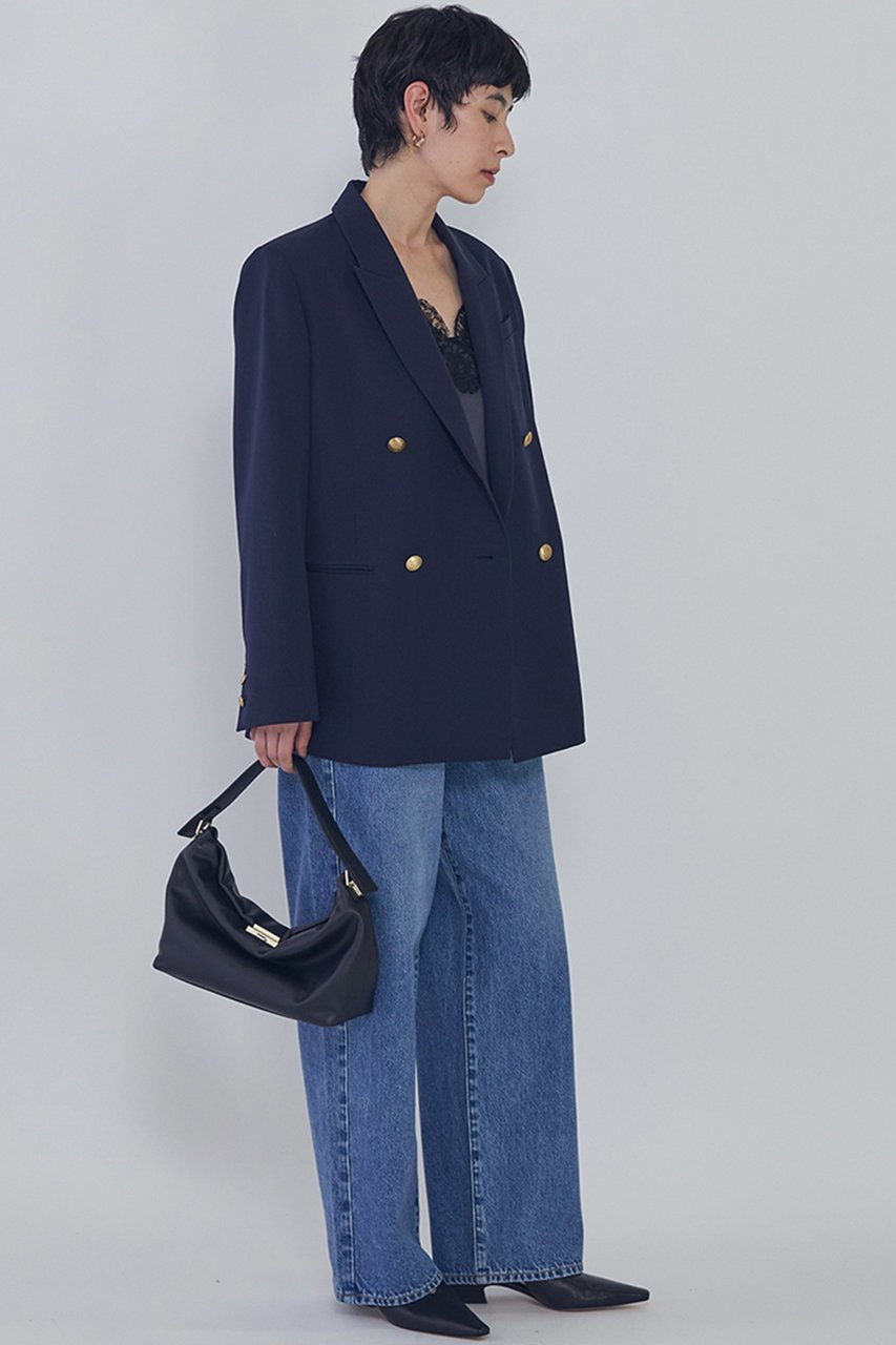 【プルミエ アロンディスモン/1er Arrondissement】のウールギャバジンジャケット 人気、トレンドファッション・服の通販 founy(ファニー) 　ファッション　Fashion　レディースファッション　Fashion for Women　アウター　Coat / Outerwear Collection　レディースジャケット・軽アウター　Jackets　ジャケット　Jacket, Outerwear　ストライプ　Stripe, Striped Pattern　なめらか　Smooth, Silky Texture　バランス　Balance, Style Balance　再入荷　Restock / Back in Stock　日本製　Made In Japan　other-3|ID: prp329100004888396 ipo3291000000036505574