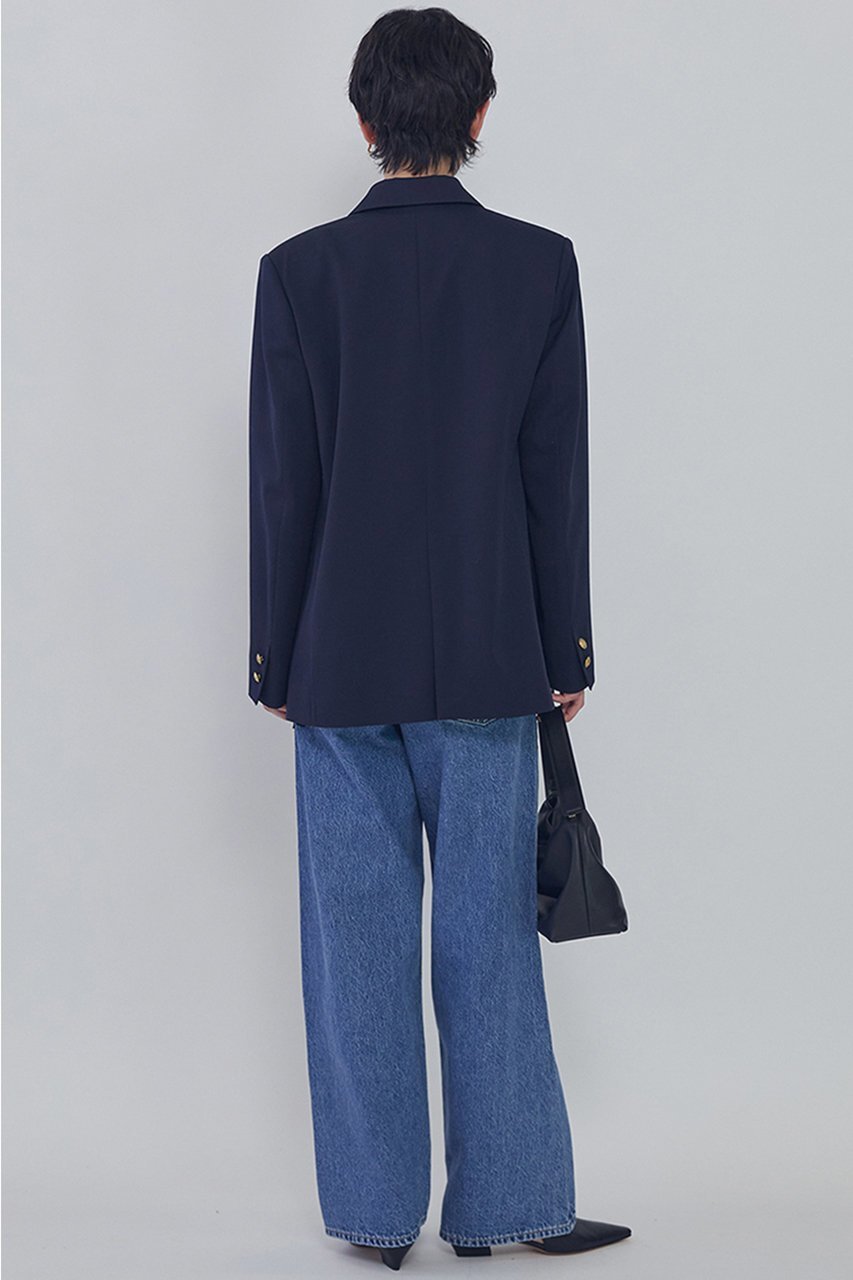 【プルミエ アロンディスモン/1er Arrondissement】のウールギャバジンジャケット 人気、トレンドファッション・服の通販 founy(ファニー) 　ファッション　Fashion　レディースファッション　Fashion for Women　アウター　Coat / Outerwear Collection　レディースジャケット・軽アウター　Jackets　ジャケット　Jacket, Outerwear　ストライプ　Stripe, Striped Pattern　なめらか　Smooth, Silky Texture　バランス　Balance, Style Balance　再入荷　Restock / Back in Stock　日本製　Made In Japan　other-5|ID: prp329100004888396 ipo3291000000036505576