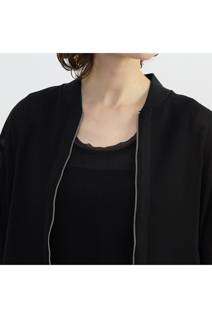 【プレインピープル/PLAIN PEOPLE】のウールメッシュスタジアムブルゾン 人気、トレンドファッション・服の通販 founy(ファニー) 　ファッション　Fashion　レディースファッション　Fashion for Women　アウター　Coat / Outerwear Collection　レディースジャケット・軽アウター　Jackets　ブルゾンジャケット・スポーティアウター　Blouson Jackets　シンプル　Simple, Minimal　ジャケット　Jacket, Outerwear　ドレス　Dress, One-Piece　フロント　Front, Front Design　ブルゾン　Blouson, Bomber Jacket　ポケット　Pocket, Pocket Detail　メッシュ　Mesh, Net Fabric　エレガント 上品　Elegant　other-5|ID: prp329100004888397 ipo3291000000036505582