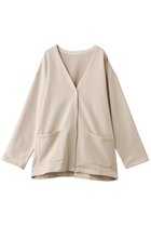 【ミディウミ/MidiUmi】のHOME sweat wide CD カーディガン 人気、トレンドファッション・服の通販 founy(ファニー) ファッション Fashion レディースファッション Fashion for Women トップス・カットソー Cut & Sew Tops カーディガン・羽織り Layered Style Cardigans シャツ・ブラウス・オフィスカジュアル Elegant Blouses & Button-Ups レディースパーカー・カジュアルフーディー Casual Hoodies & Sweatshirts ロングTシャツ・Tシャツ Longline T-Shirts & Tees スウェット・クルーネックトップス Sweatshirts & Crewnecks / Relaxed Fit Sweat Tops カットソー・ベーシックTシャツ Cut-and-Sewn Tops / Stretch Tees & Basics カーディガン Cardigan, Knitwear ワイド Wide, Wide Fit thumbnail ivory|ID: prp329100004888415 ipo3291000000036505721