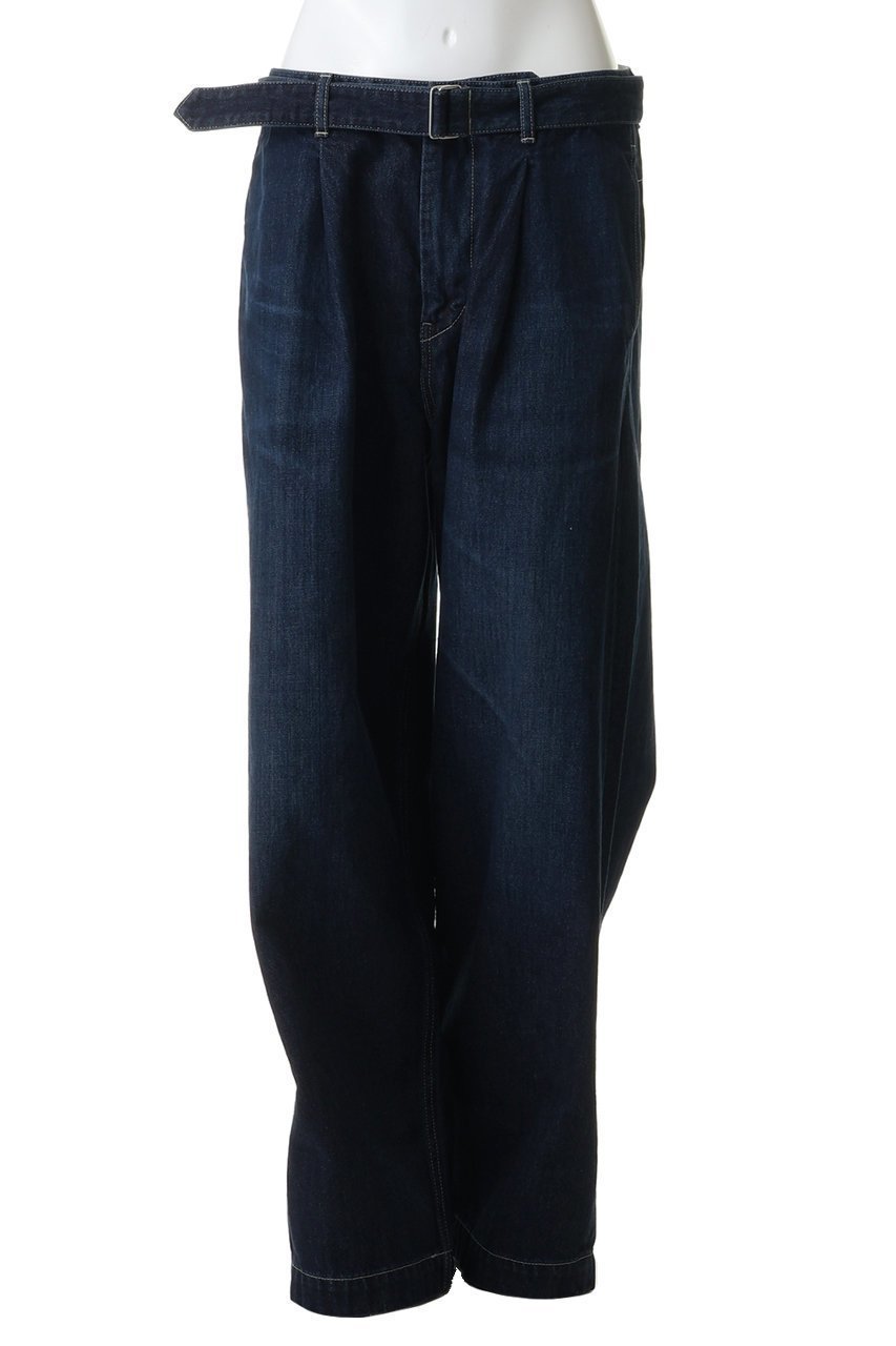 【グラフペーパー/Graphpaper】の【UNISEX】Selvage Denim Belted Pants 人気、トレンドファッション・服の通販 founy(ファニー) 　ファッション　Fashion　レディースファッション　Fashion for Women　パンツ　Pants & Trousers　デニムパンツ・ジーンズ・美脚デニム　Denim Jeans & Pants　ユニセックス　Unisex, Genderless　おすすめ　Recommended / Our Picks　テーパード　Tapered, Tapered Pants　デニム　Denim, Jeans Material　フロント　Front, Front Design　リラックス　Relax, Relaxed Fit　ワイド　Wide, Wide Fit　定番　Standard, Basic Item　other-2|ID: prp329100004888419 ipo3291000000036521772