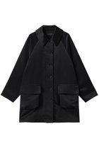 【ミズイロ インド/mizuiro ind】のsatin dolman coat コート 人気、トレンドファッション・服の通販 founy(ファニー) ファッション Fashion レディースファッション Fashion for Women アウター Coat / Outerwear Collection コート・ロングコート・ピーコート Long Coats, Peacoats & More サテン Satin, Glossy Fabric シンプル Simple, Minimal スリーブ Sleeve, Long Sleeve / Short Sleeve フロント Front, Front Design ポケット Pocket, Pocket Detail ロング Long, Long-Length エレガント 上品 Elegant thumbnail black|ID: prp329100004888424 ipo3291000000036505787