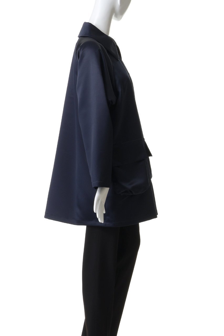 【ミズイロ インド/mizuiro ind】のsatin dolman coat コート 人気、トレンドファッション・服の通販 founy(ファニー) 　ファッション　Fashion　レディースファッション　Fashion for Women　アウター　Coat / Outerwear Collection　コート・ロングコート・ピーコート　Long Coats, Peacoats & More　サテン　Satin, Glossy Fabric　シンプル　Simple, Minimal　スリーブ　Sleeve, Long Sleeve / Short Sleeve　フロント　Front, Front Design　ポケット　Pocket, Pocket Detail　ロング　Long, Long-Length　エレガント 上品　Elegant　other-3|ID: prp329100004888424 ipo3291000000036505789