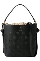 【ランバン オン ブルー/LANVIN en Bleu】のペルフォレ パンチングショルダーバッグ 人気、トレンドファッション・服の通販 founy(ファニー) ファッション Fashion レディースファッション Fashion for Women バッグ Bags バケツ Bucket, Bucket Style ポーチ Pouch, Small Case エレガント 上品 Elegant 巾着 Drawstring Bag, Kinchaku thumbnail ブラック|ID: prp329100004888426 ipo3291000000036505805