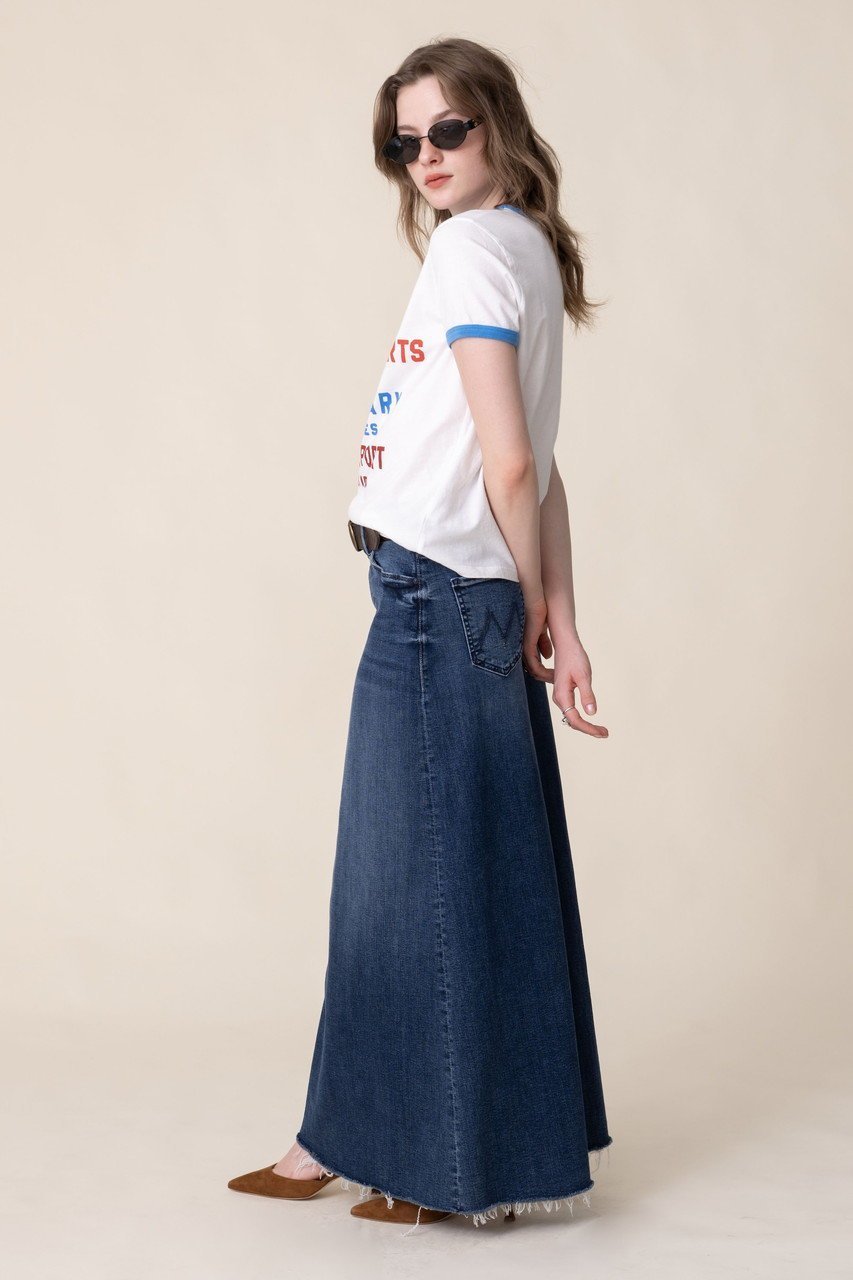 【マザー/MOTHER】の【LIL】THE GOODIE GOODIE RINGER SPORTS ロゴTシャツ (CPI) 人気、トレンドファッション・服の通販 founy(ファニー) 　ファッション　Fashion　レディースファッション　Fashion for Women　トップス・カットソー　Cut & Sew Tops　シャツ・ブラウス・オフィスカジュアル　Elegant Blouses & Button-Ups　ロングTシャツ・Tシャツ　Longline T-Shirts & Tees　カットソー・ベーシックTシャツ　Cut-and-Sewn Tops / Stretch Tees & Basics　おすすめ　Recommended / Our Picks　ショート　Short, Short Length　スリーブ　Sleeve, Long Sleeve / Short Sleeve　デニム　Denim, Jeans Material　フレア　Flare, Flared　other-7|ID: prp329100004888431 ipo3291000000036505860